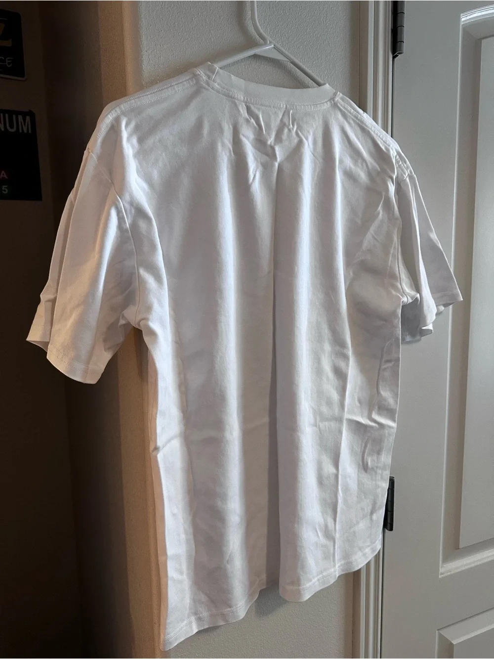 White 'Smooth Operator' Graphic Tee with Red Racing Print